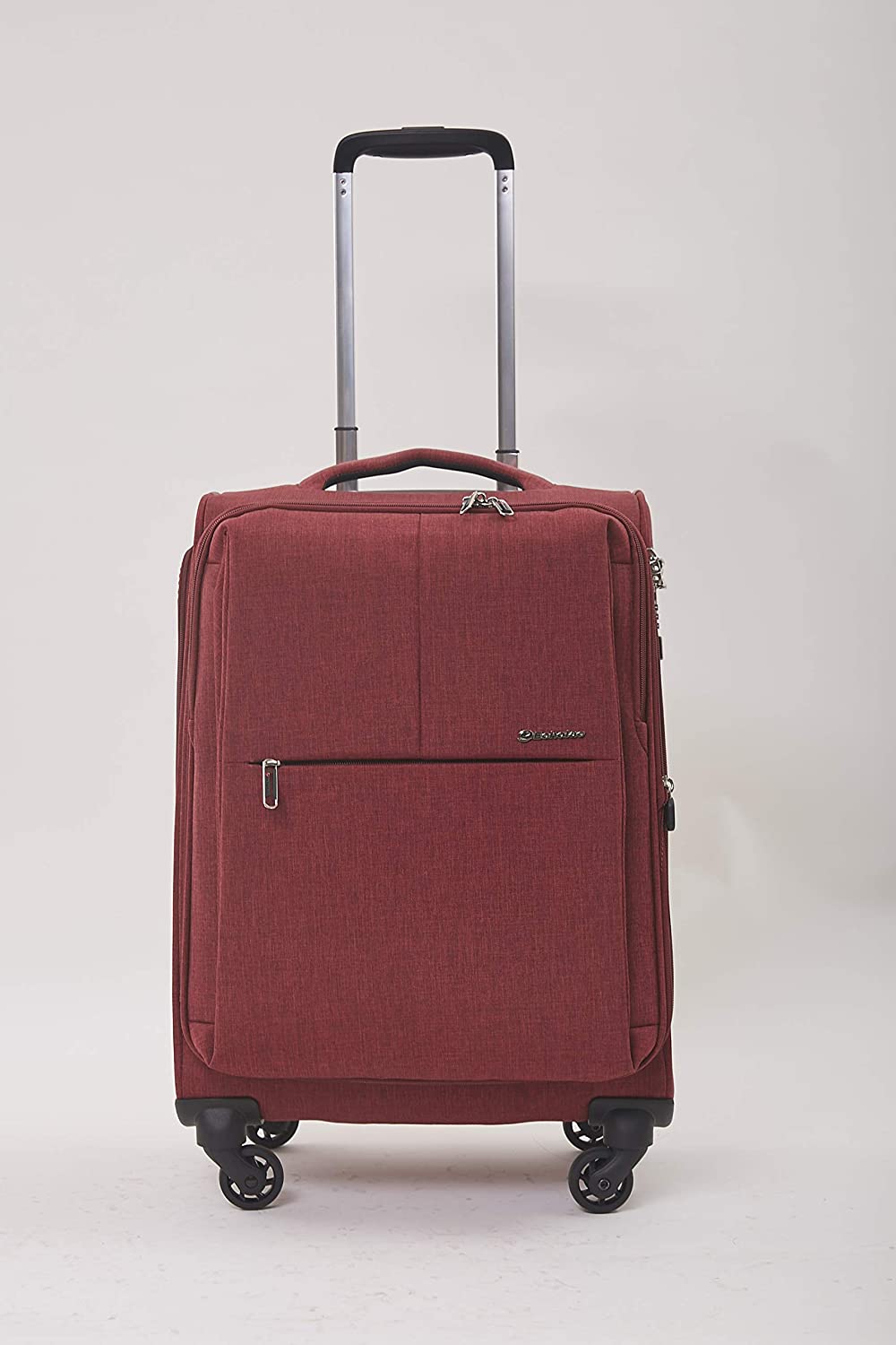 Echolac Gemini Medium Burgandy Soft Sided Cabin Suitcase Trolley 58cm (CT807) Echolac New